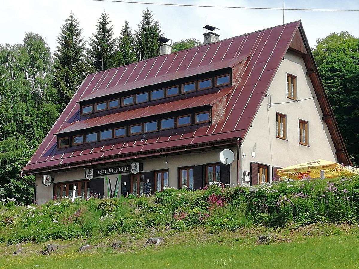 Penzion Pod Severakem Lučany nad Nisou Exteriör bild